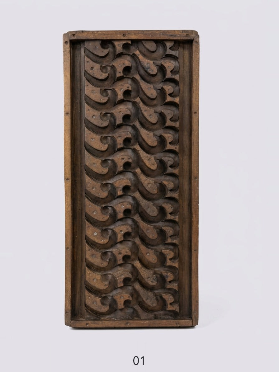Antique Wooden Cement Moulds — piece 01