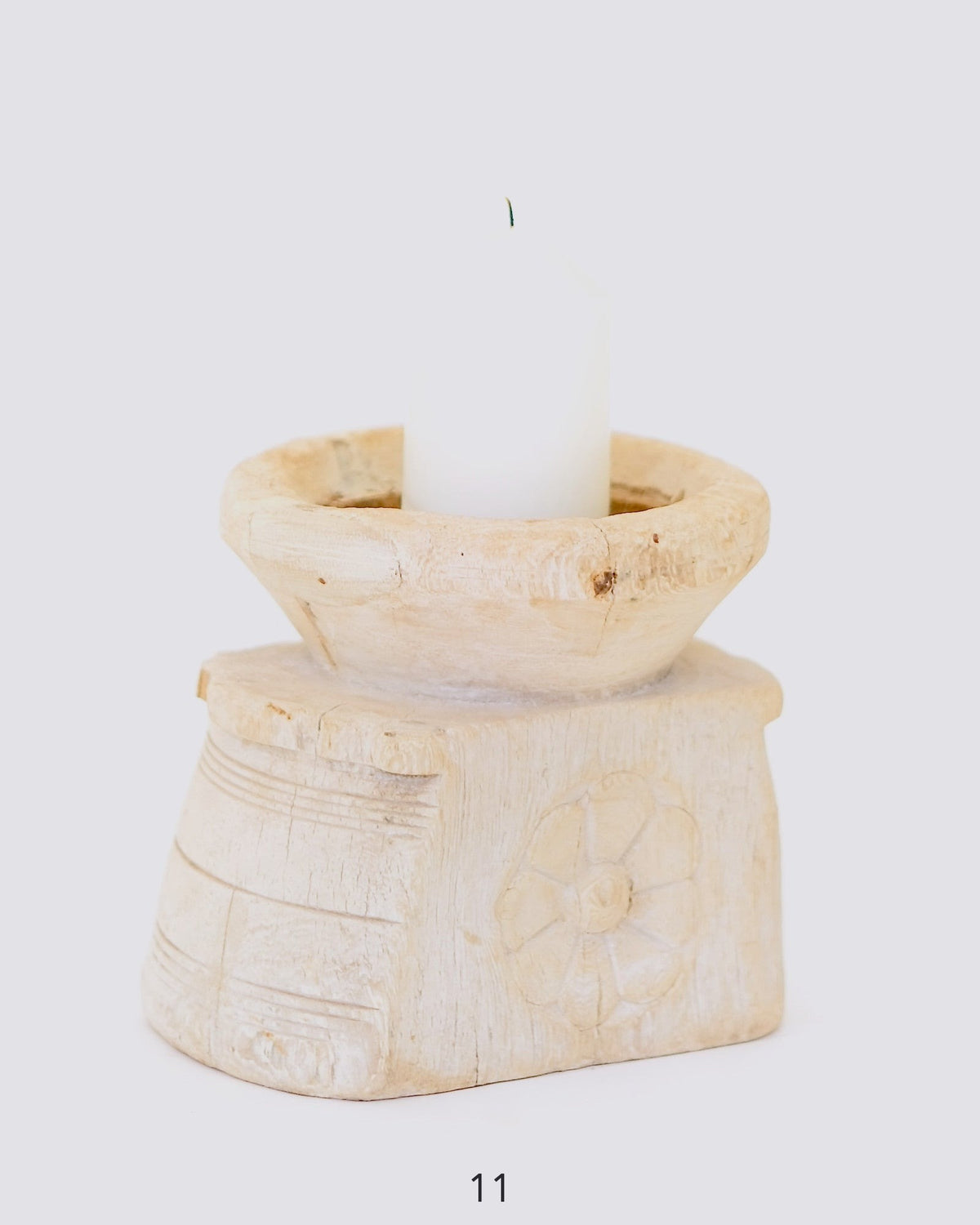Seeder Candle Stand-Beejani — piece 11 (Bleach)
