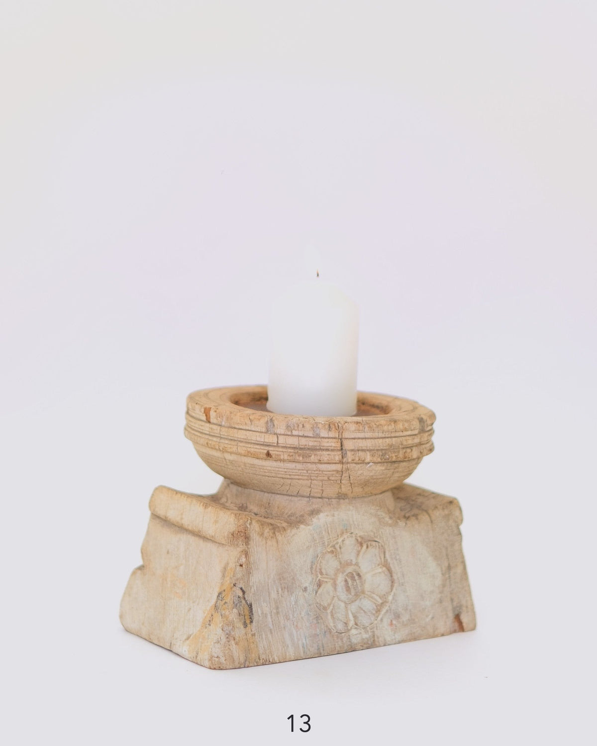 Seeder Candle Stand-Beejani — piece 13 (Bleach)