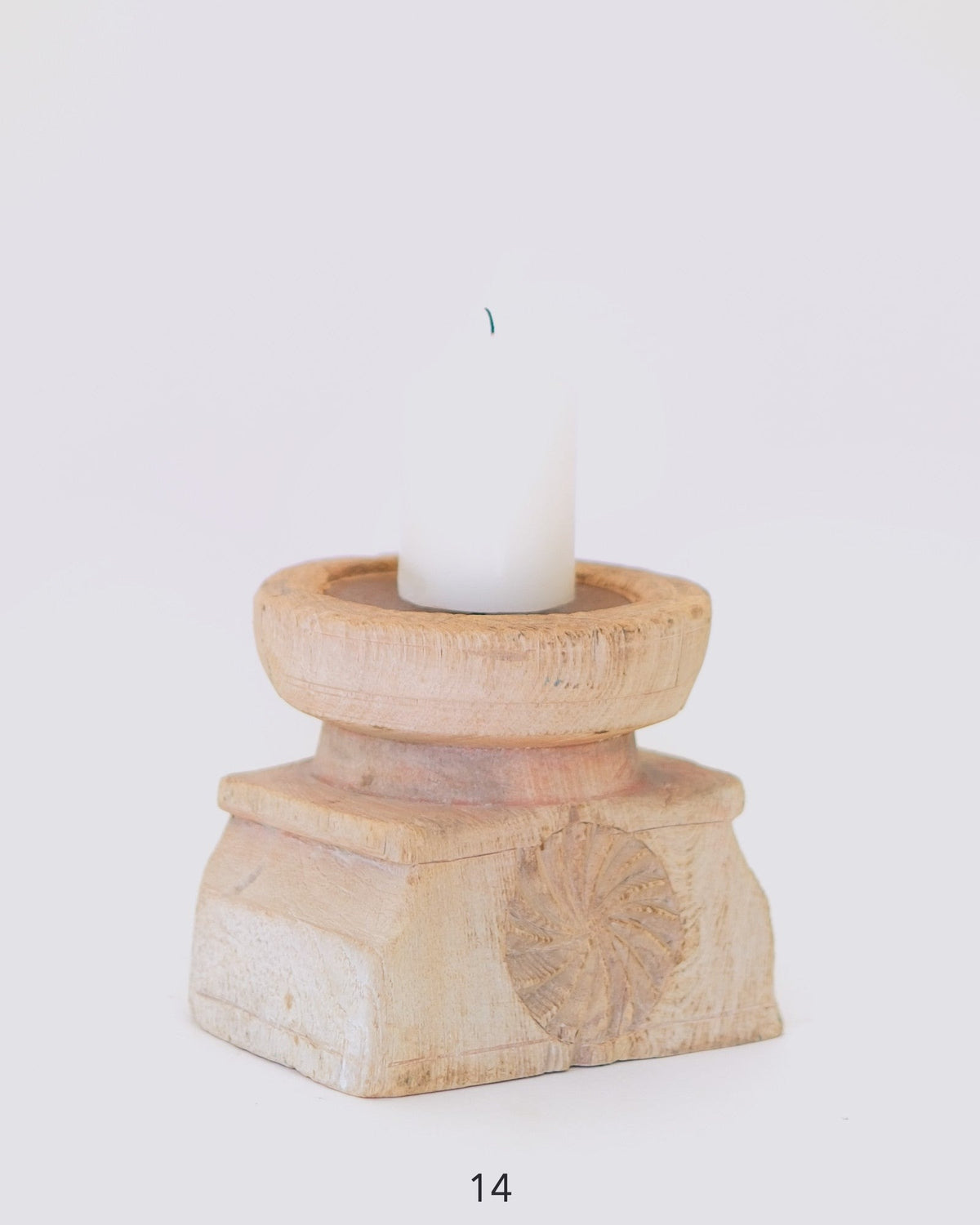 Seeder Candle Stand-Beejani — piece 14 (Bleach)