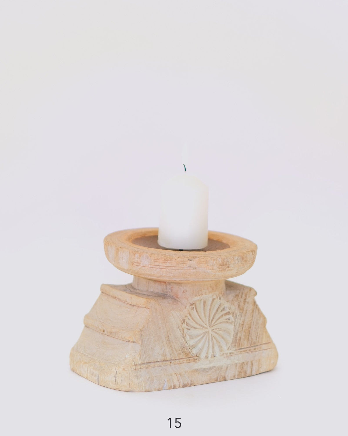 Seeder Candle Stand-Beejani — piece 15 (Bleach)