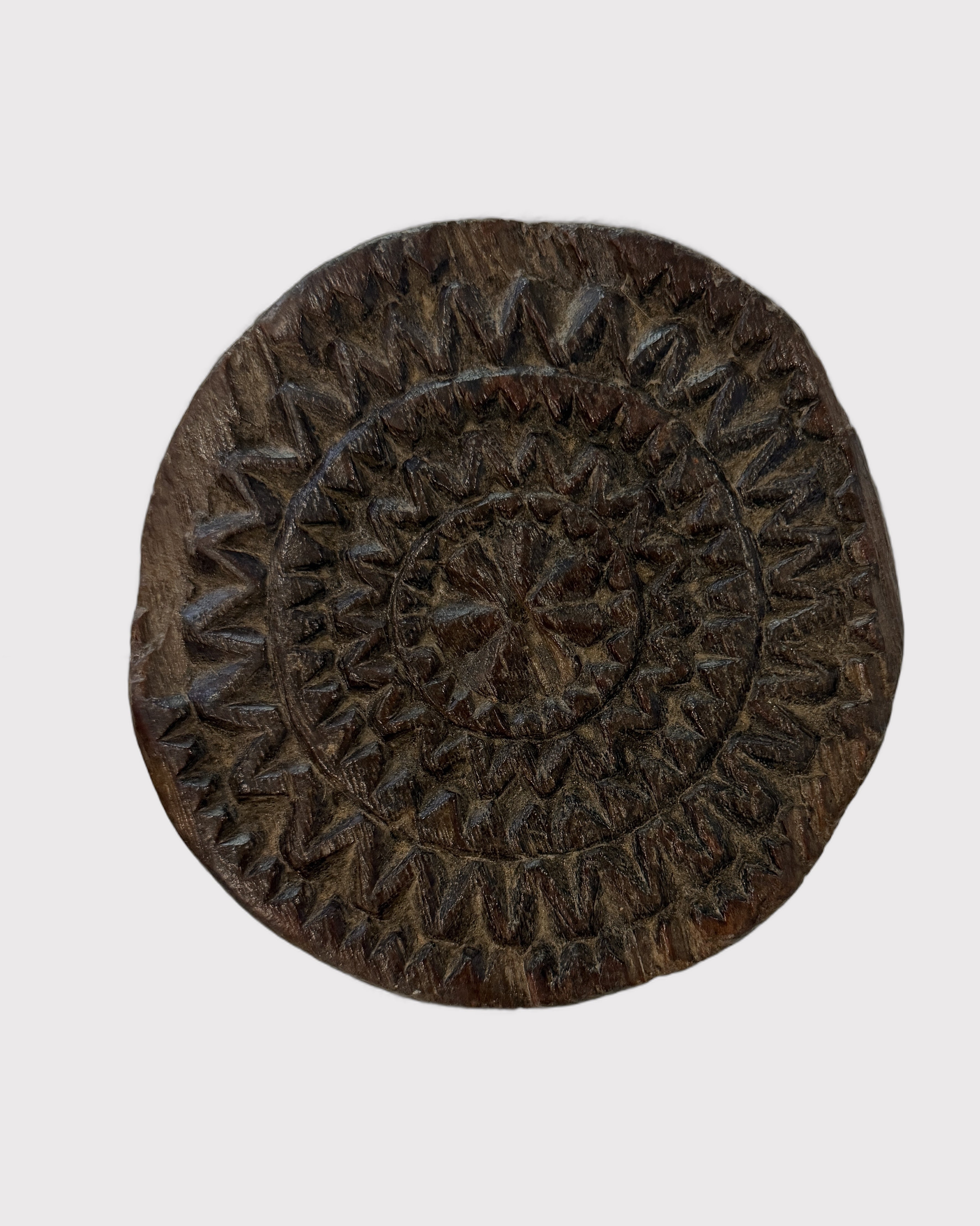 Vintage Round Carved Board