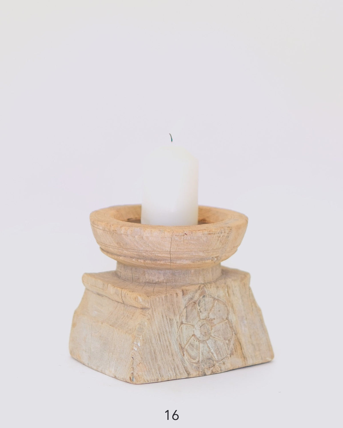 Seeder Candle Stand-Beejani — piece 16 (Bleach)