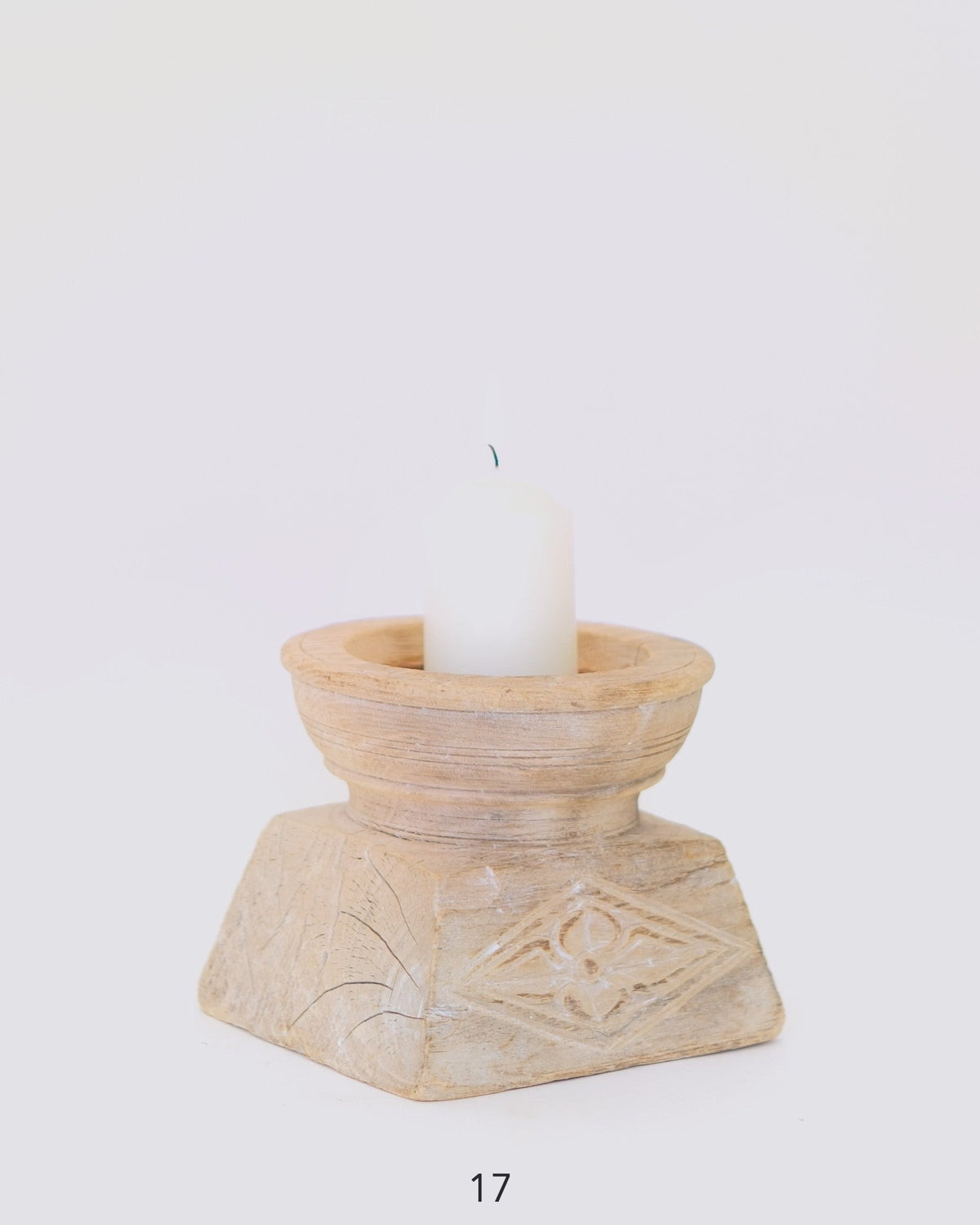 Seeder Candle Stand-Beejani — piece 17 (Bleach)