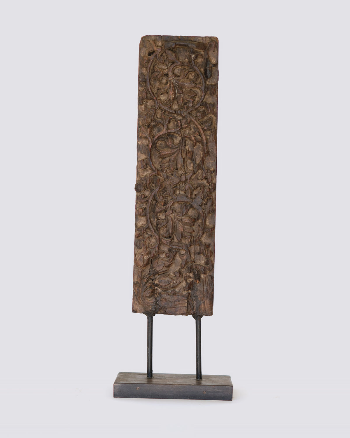Wood Panel on Iron Stand