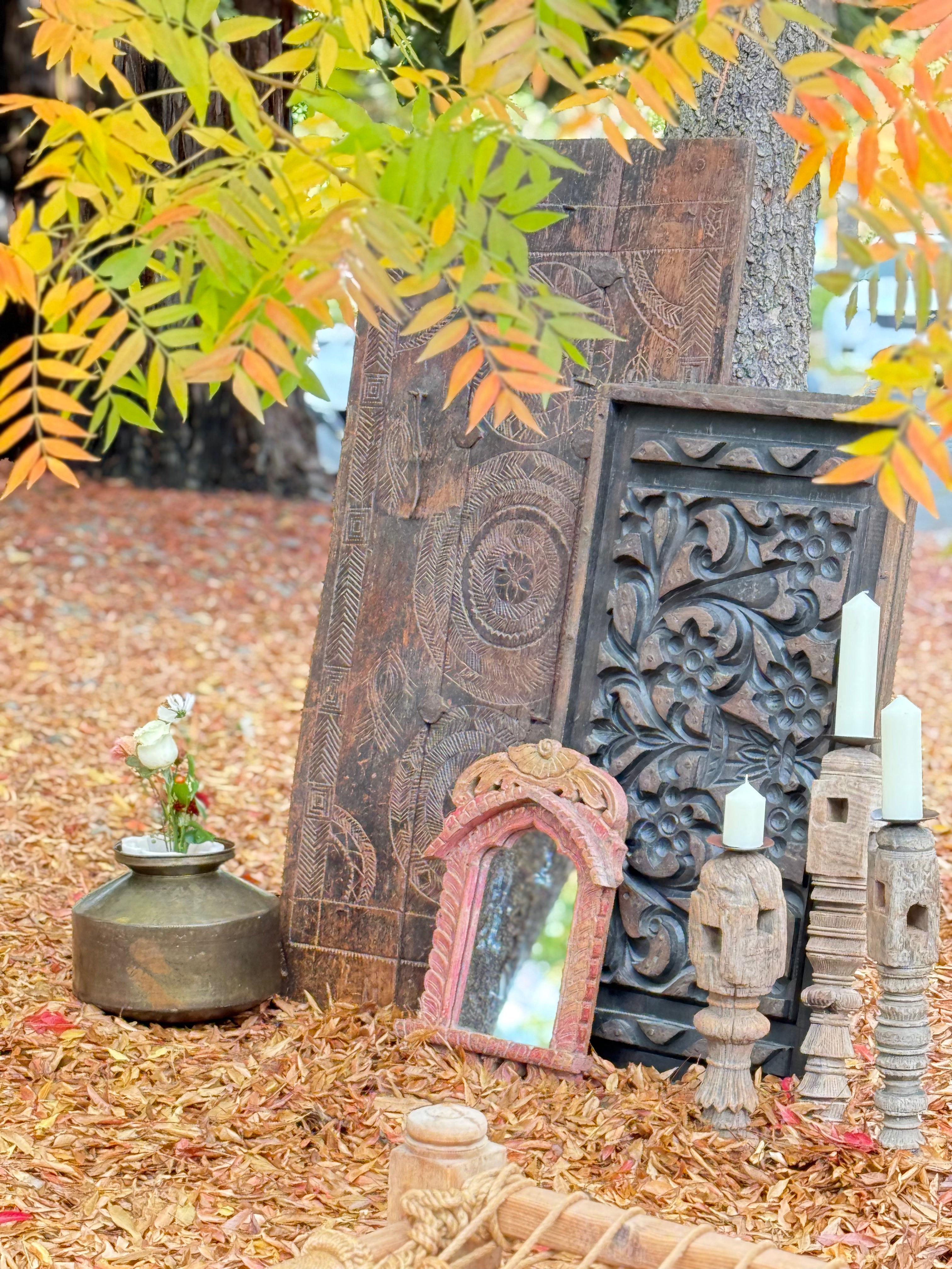 Antique Wooden Cement Moulds