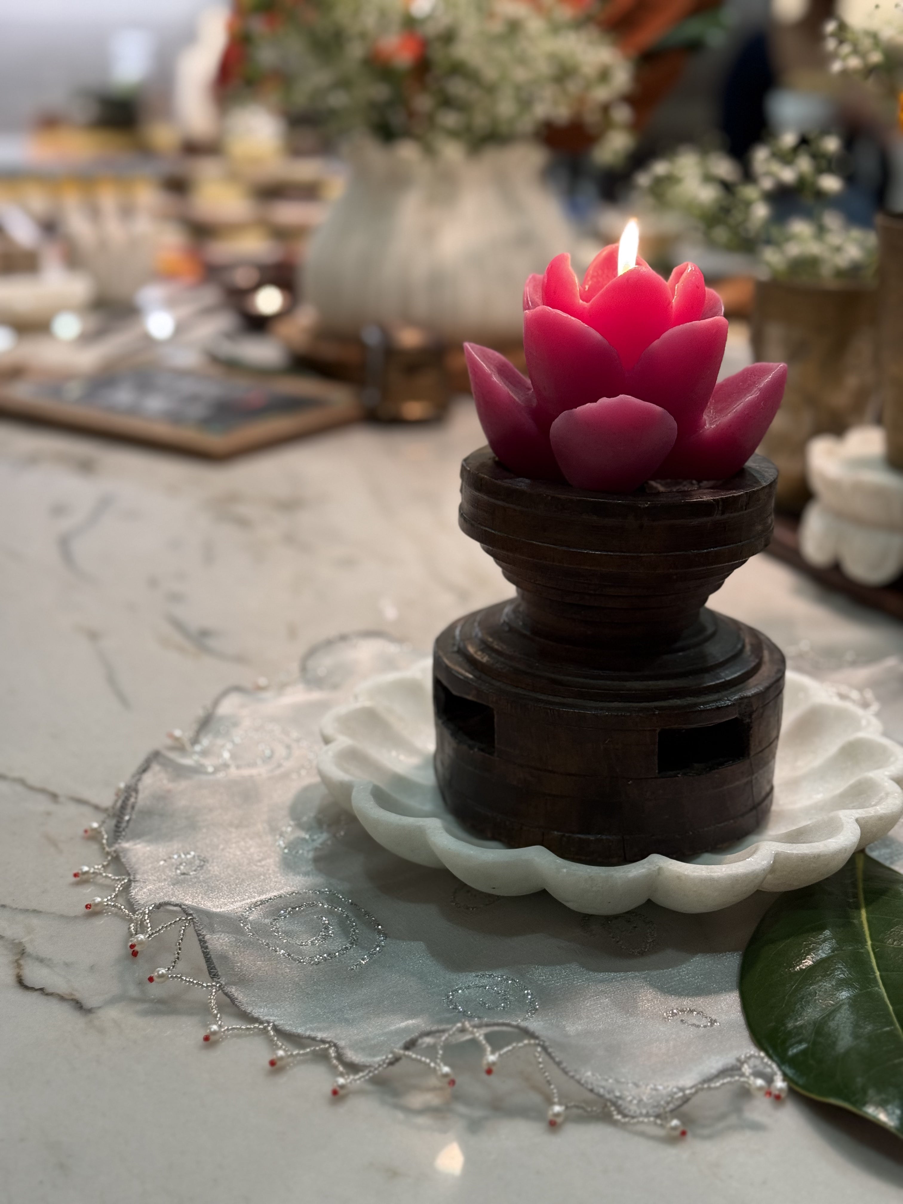 Seeder Candle Stand-Beejani (Round)